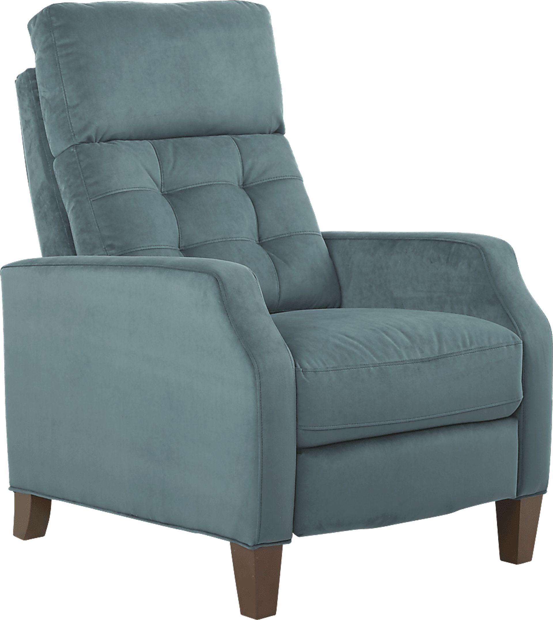 Bromfield Evergreen Plush Pushback Recliner - Image 1
