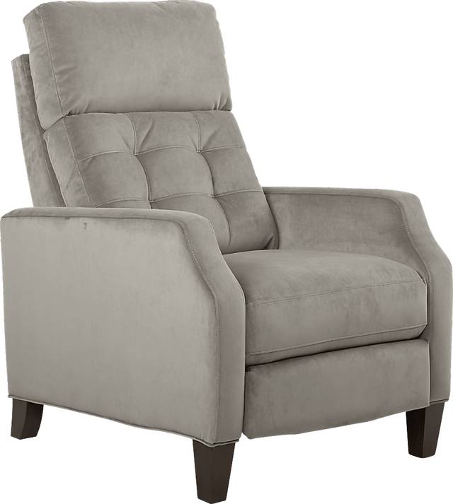 Bromfield Granite Plush Pushback Recliner - Thumbnail - Image 1
