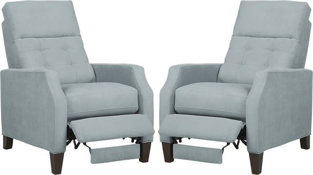 Bromfield Hydra Microfiber Pushback Recliner (Set of 2) - Thumbnail - Image 1