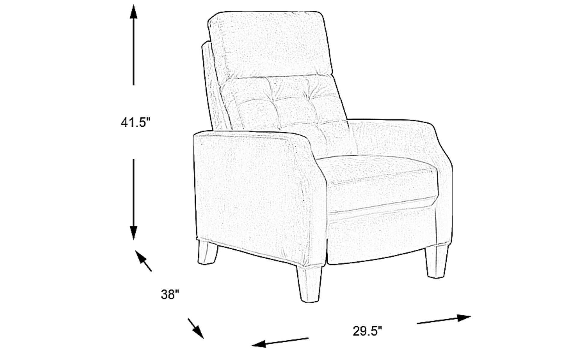 Dimension Image. Please refer to the Dimension Tab on this page for dimension details.