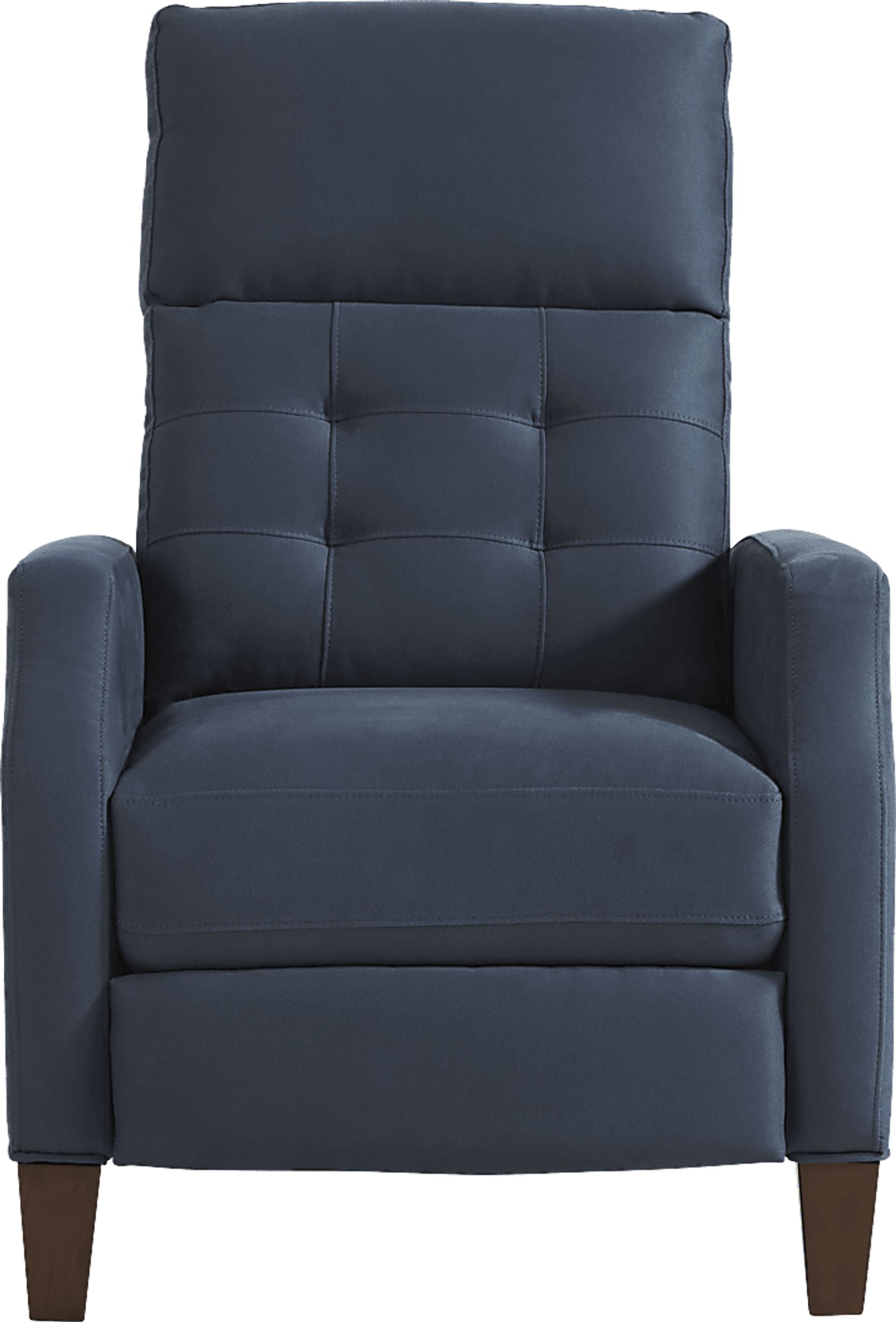 Bromfield Sapphire Microfiber Pushback Recliner - Image 3