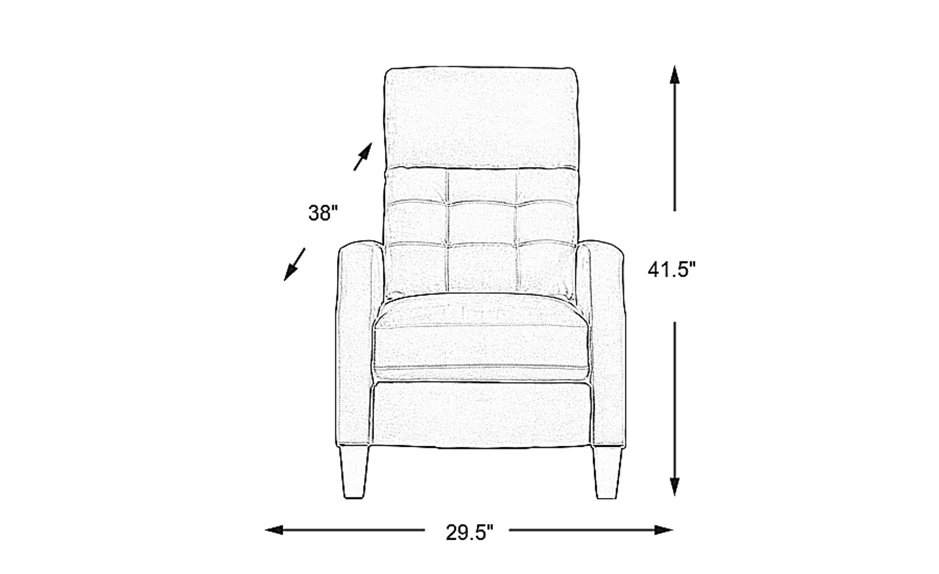 Dimension Image. Please refer to the Dimension Tab on this page for dimension details.