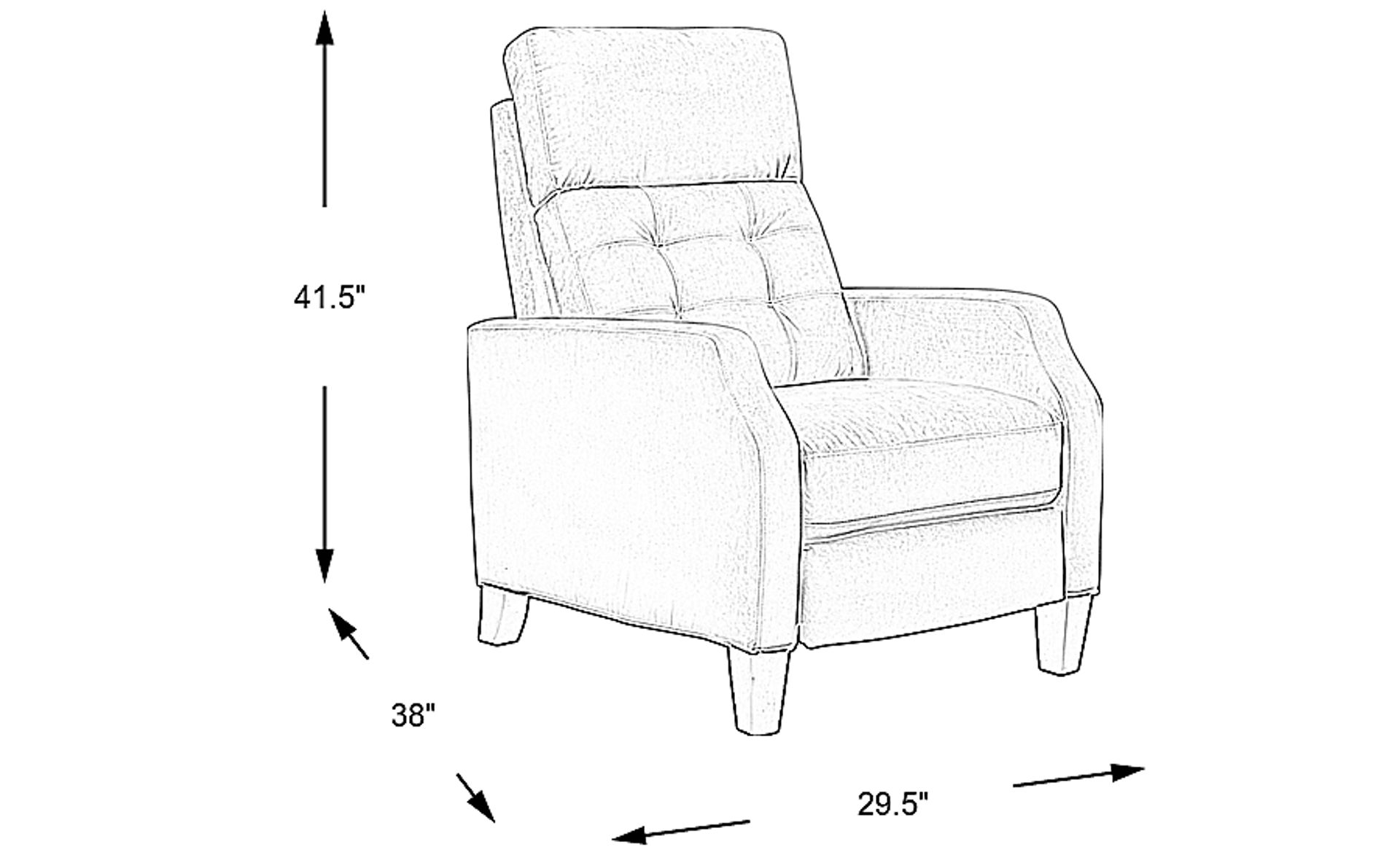 Dimension Image. Please refer to the Dimension Tab on this page for dimension details.