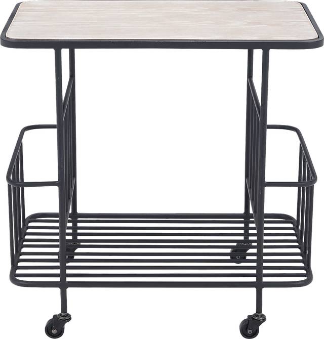 Bromley Black Bar Cart - Thumbnail - Image 3