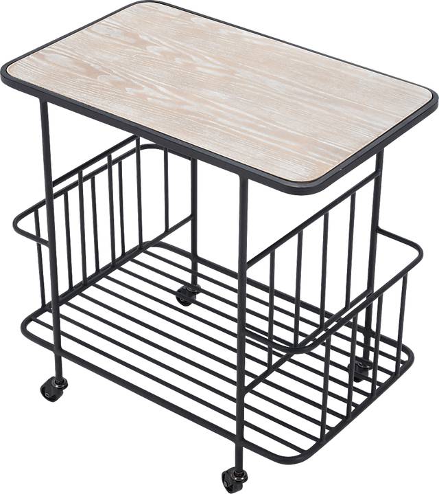 Bromley Black Bar Cart - Thumbnail - Image 4