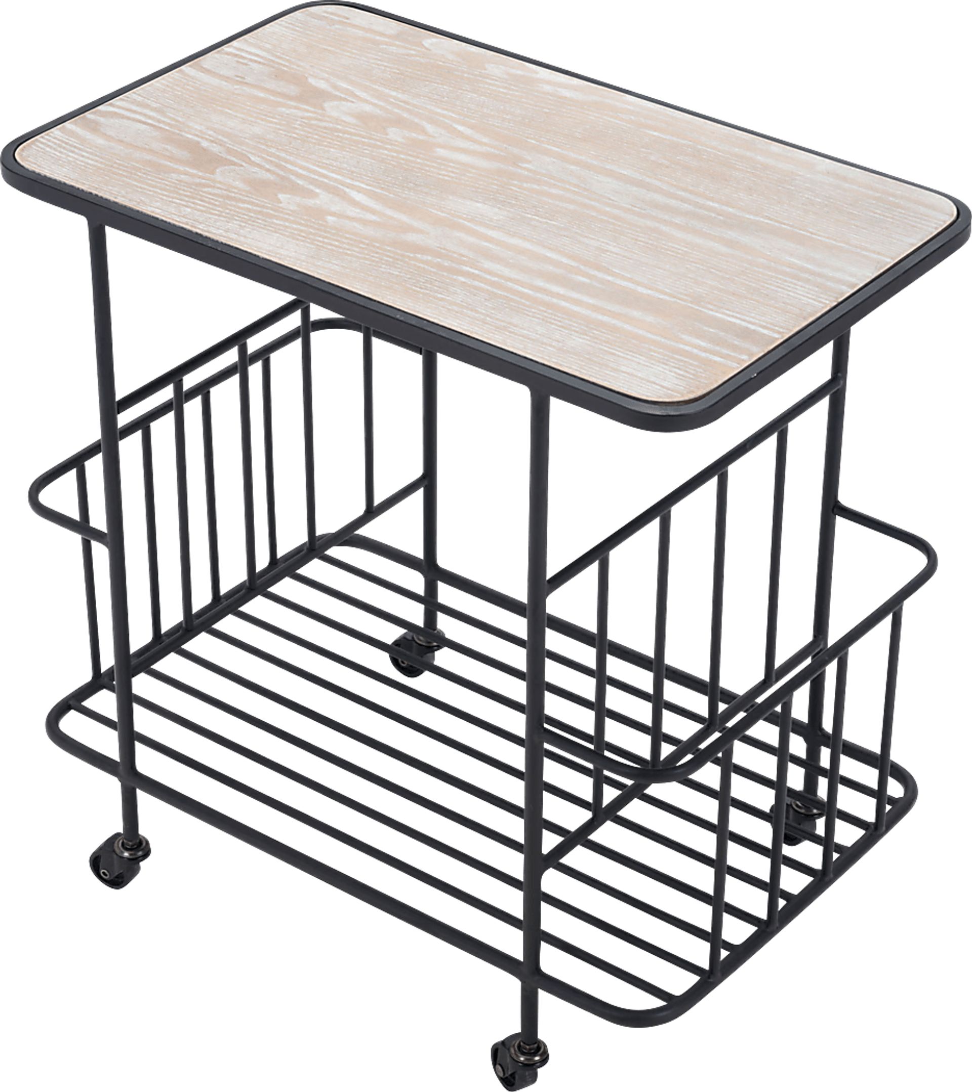 Bromley Black Bar Cart - Image 4