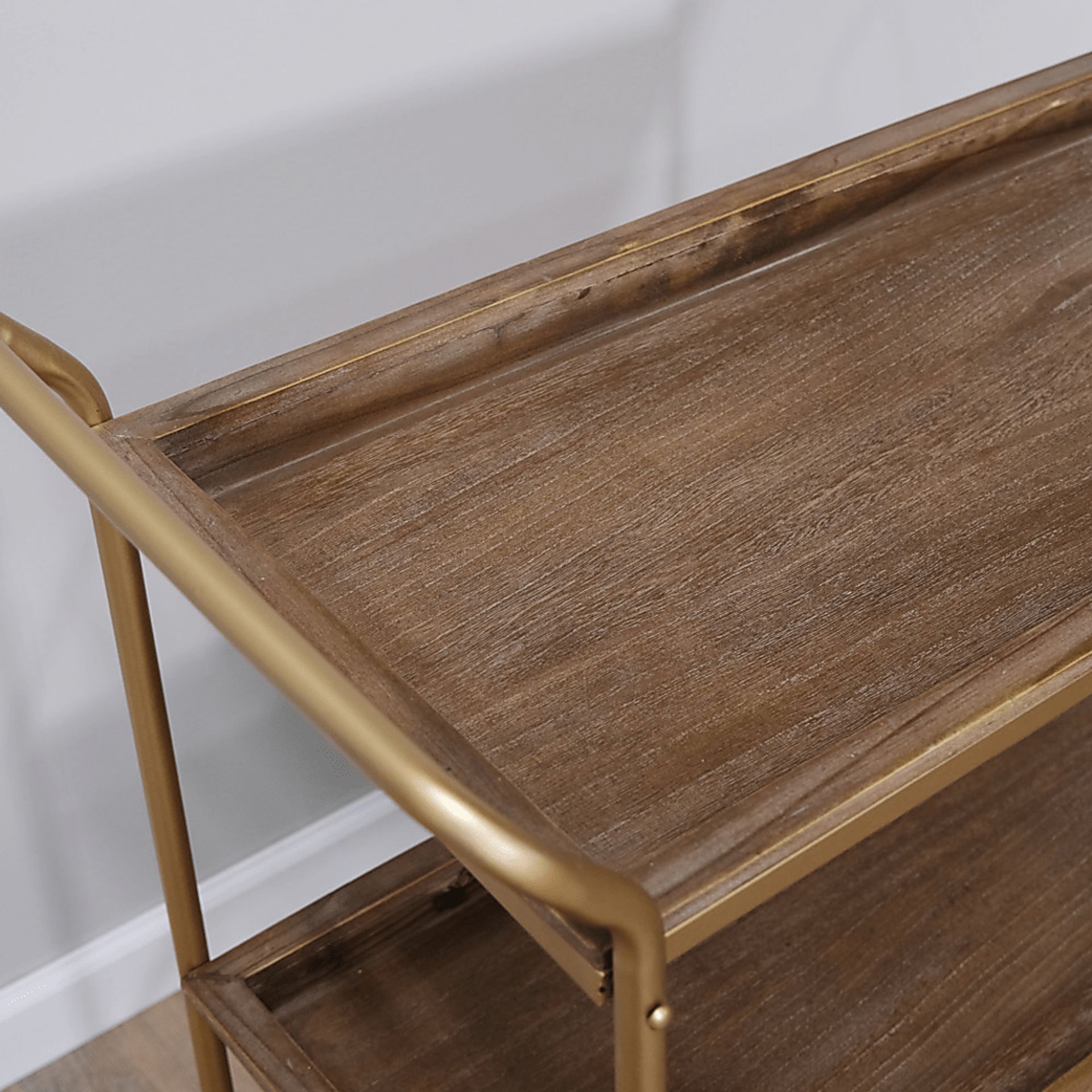 Bronbreck Brown Bar Cart - Image 15