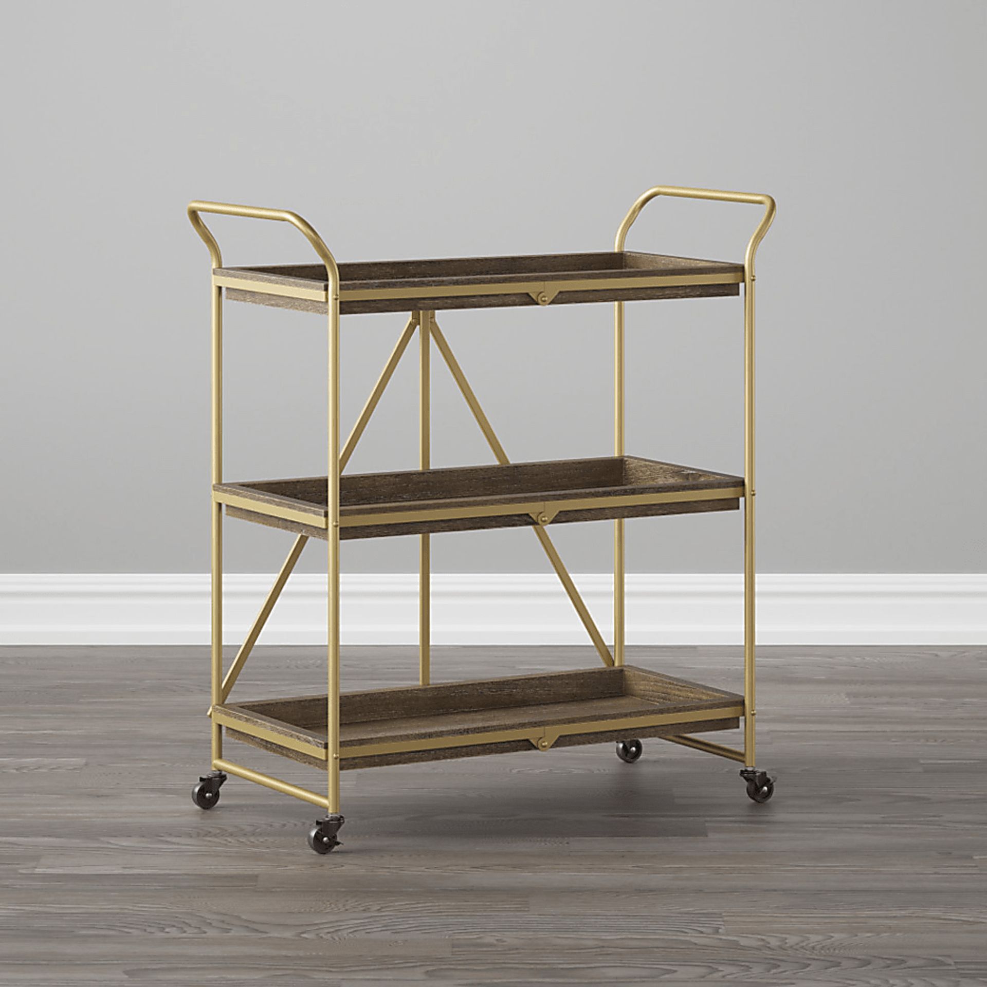 Bronbreck Brown Bar Cart - Image 5