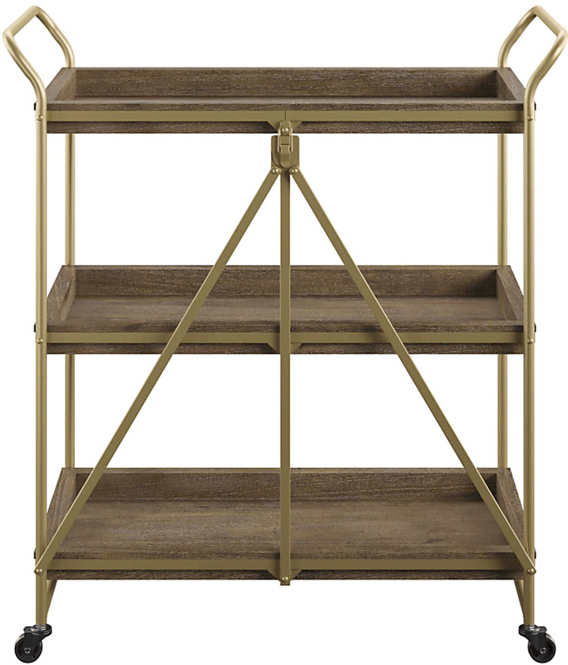 Bronbreck Brown Bar Cart - Image 8