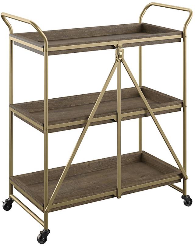 Bronbreck Brown Bar Cart - Thumbnail - Image 9