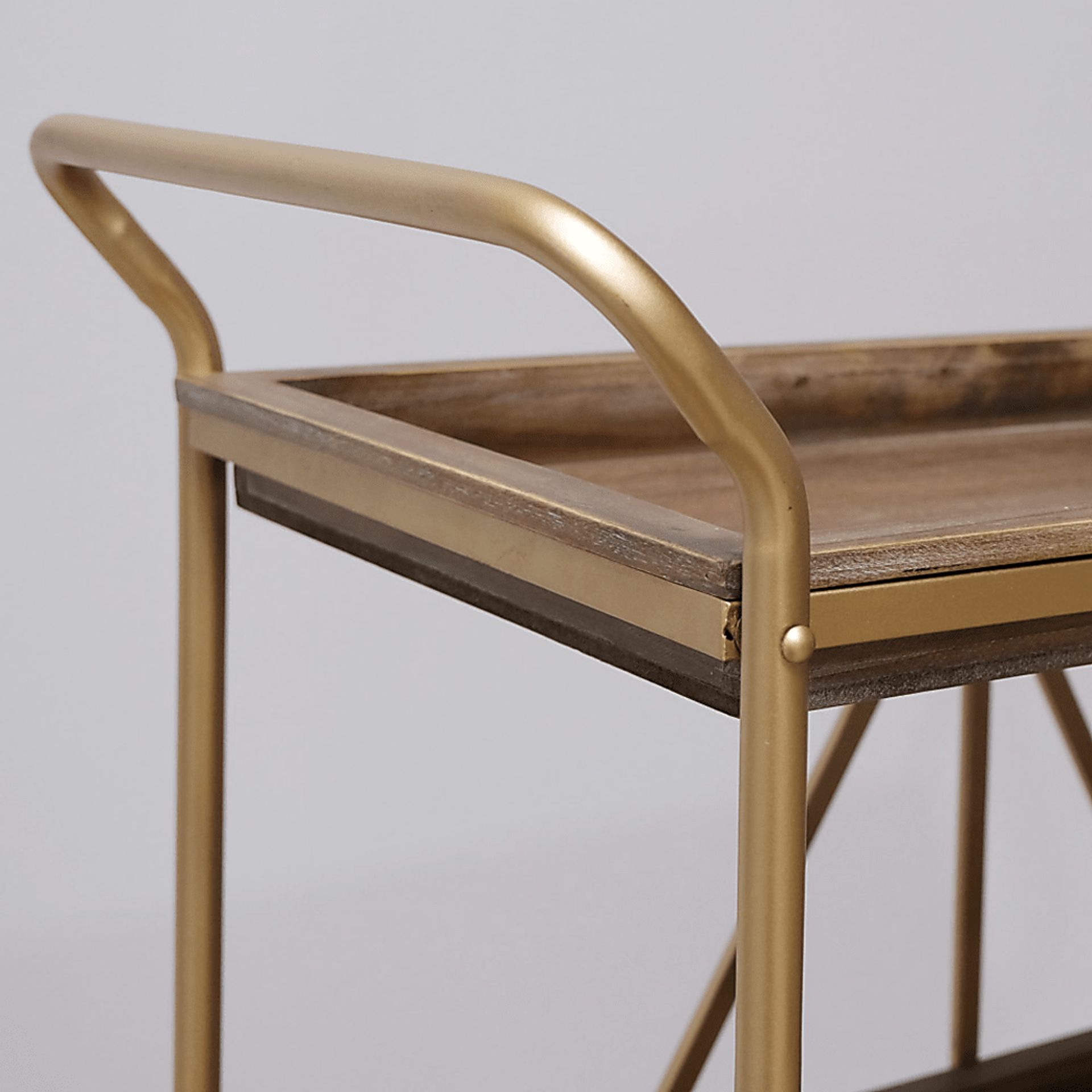 Bronbreck Brown Bar Cart - Image 10