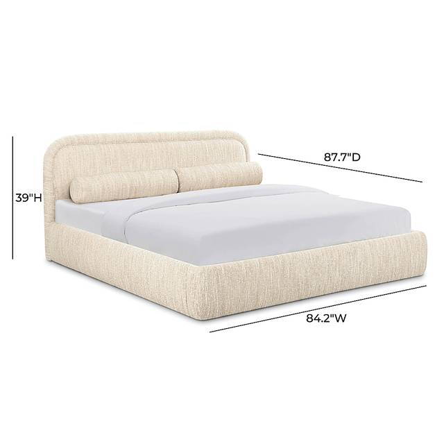 Bronislaw Cream King Bed - Thumbnail - Image 8