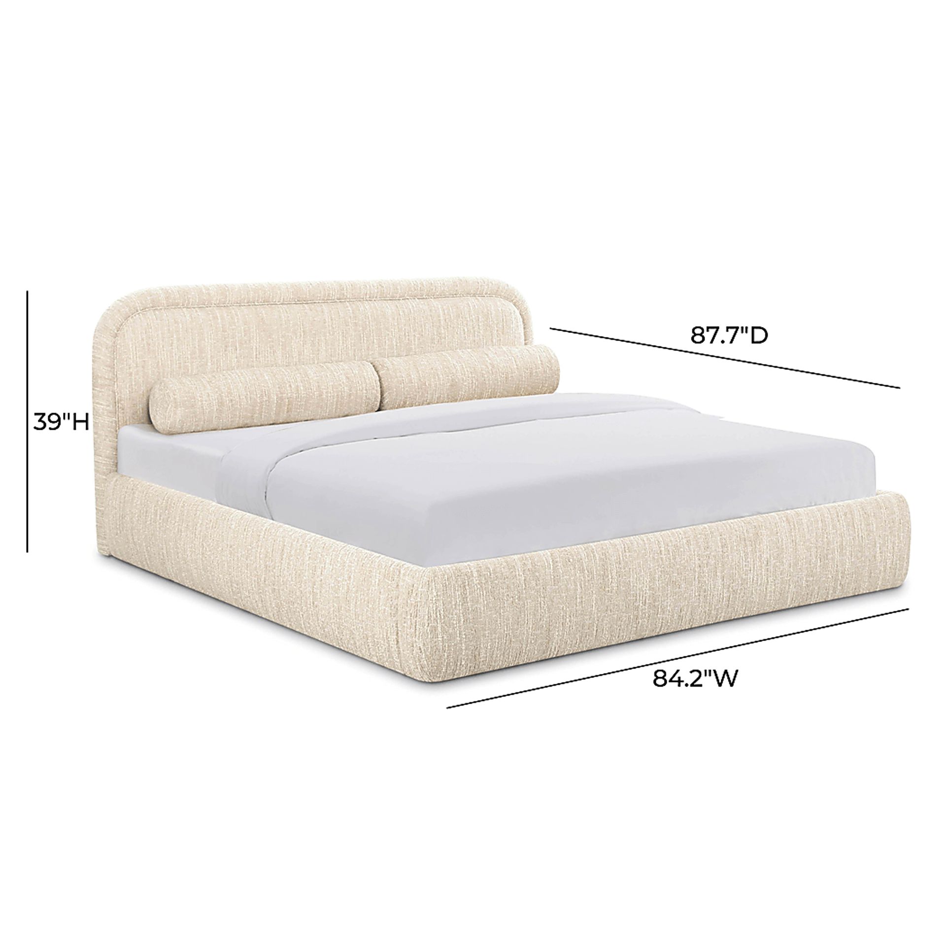 Bronislaw Cream King Bed - Image 8