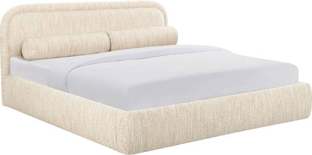 Bronislaw Cream Queen Bed - Thumbnail - Image 1
