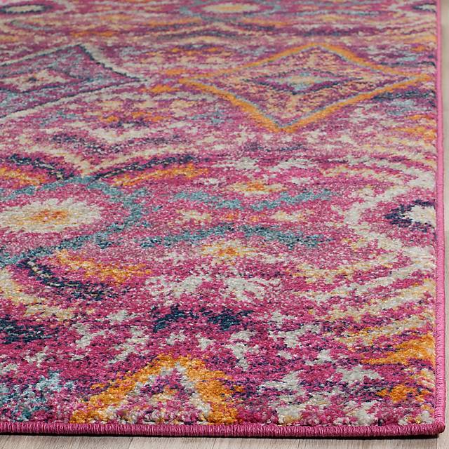 Bronson Trace Fuchsia 2'3 x 8' Runner Rug - Thumbnail - Image 2