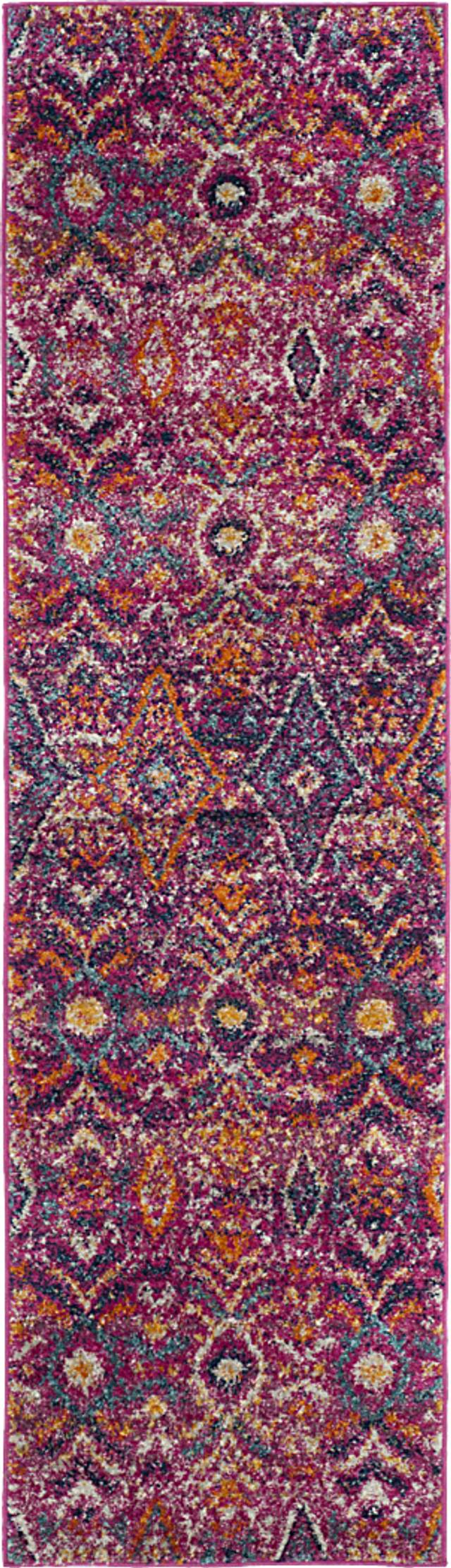 Bronson Trace Fuchsia 2'3 x 8' Runner Rug - Thumbnail - Image 1