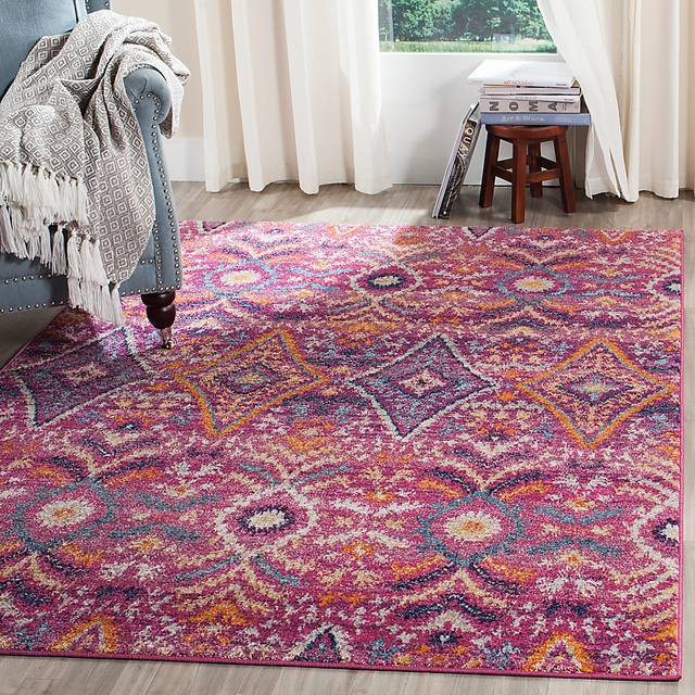 Bronson Trace Fuchsia 5'1 x 7'6 Rug - Thumbnail - Image 2