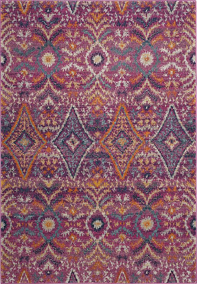 Bronson Trace Fuchsia 6'7 x 9'2 Rug - Thumbnail - Image 1