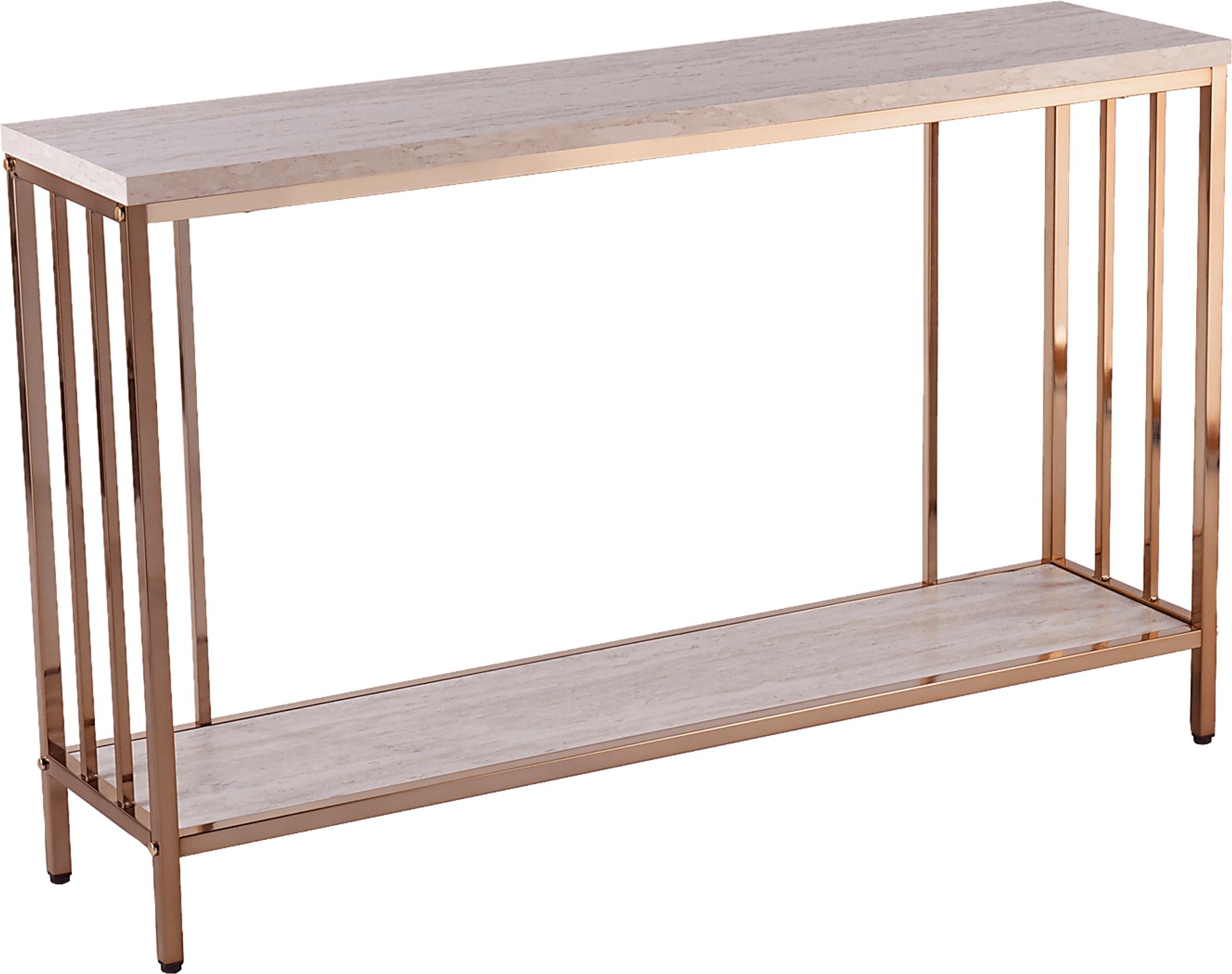 Bronton Gold Colors Metal Console Table Rooms to Go