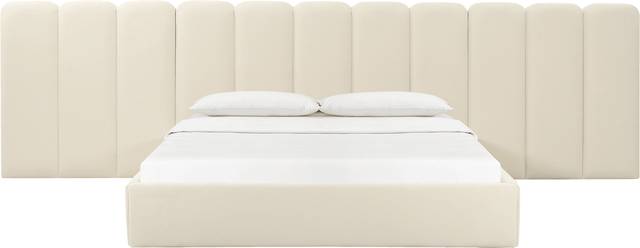 Bronzegate Cream Queen Bed with Wings - Thumbnail - Image 3