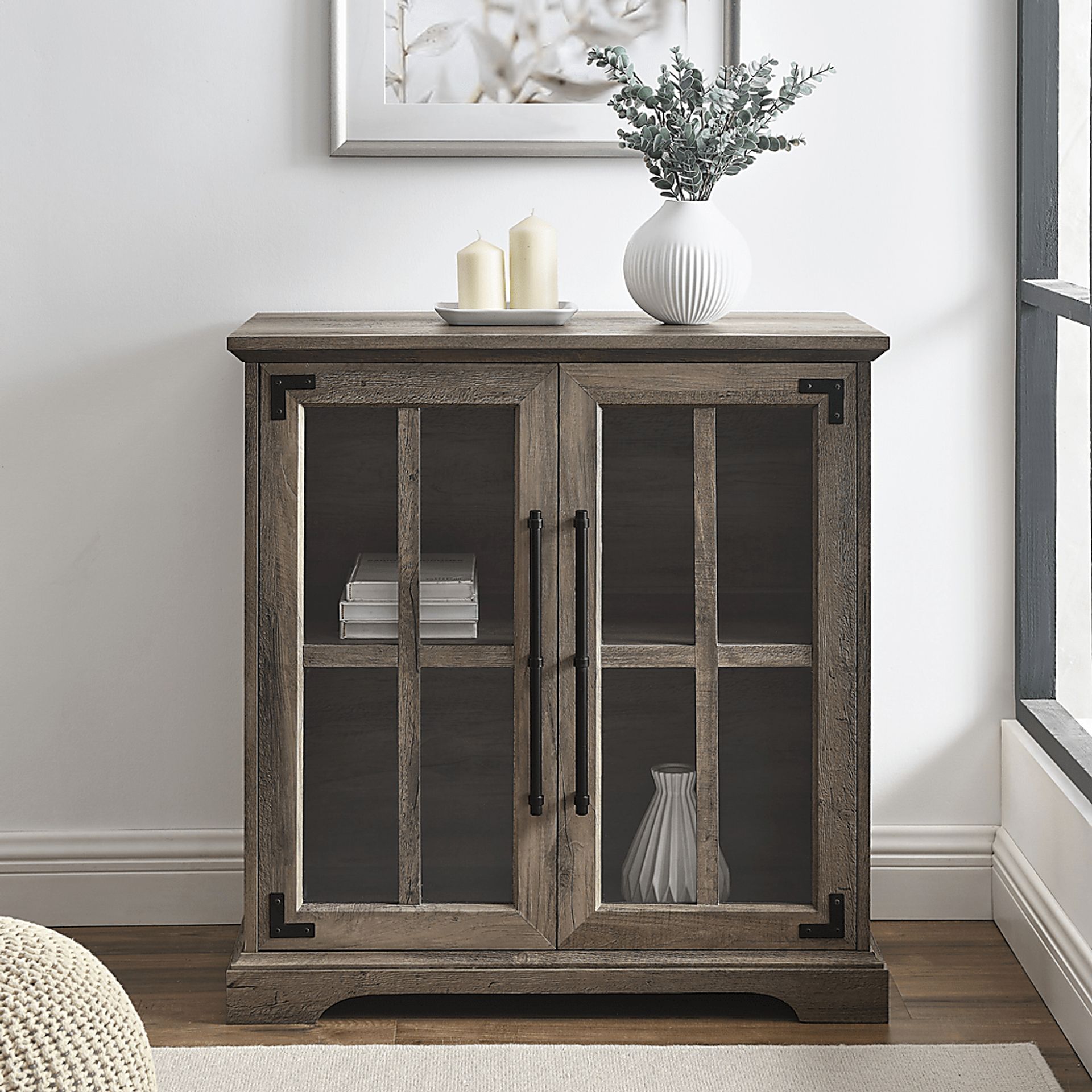 Bronzewood Gray Accent Cabinet - Image 6