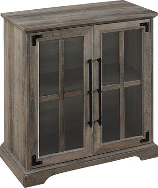 Bronzewood Gray Accent Cabinet
