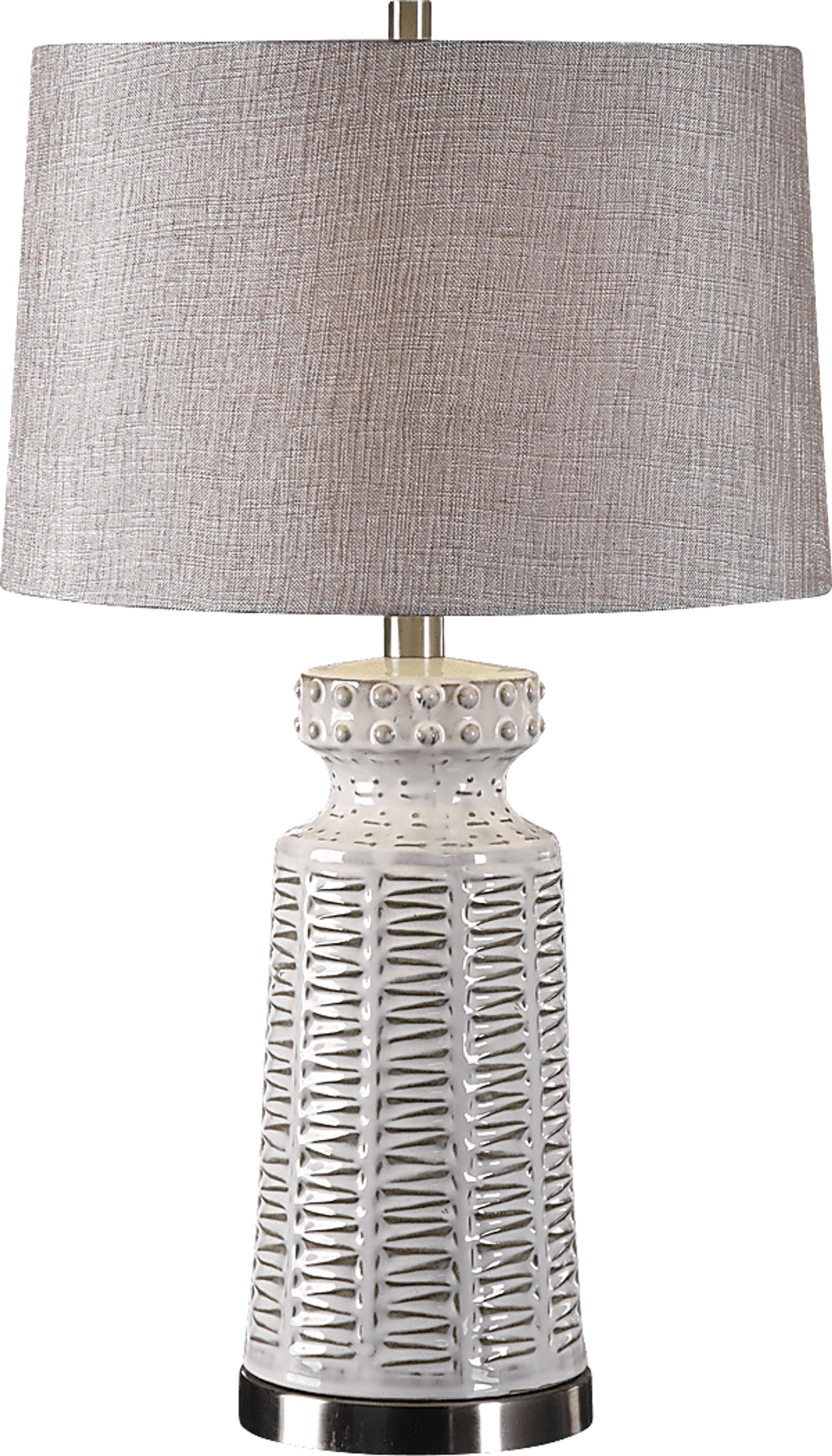 Brook Hollow White Lamp - Image 1