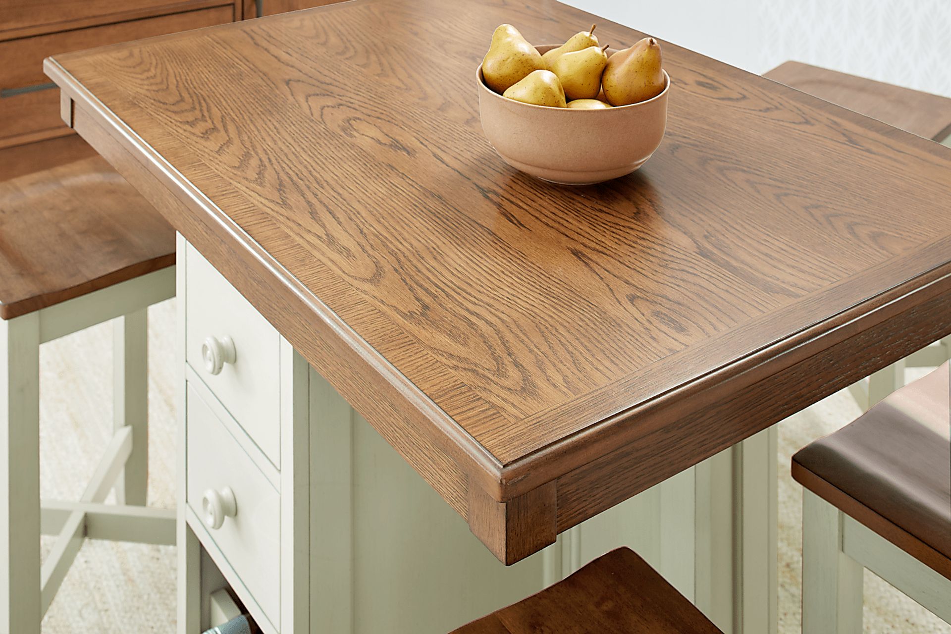 Brook Lane Brown Counter Height Dining Table - Image 3