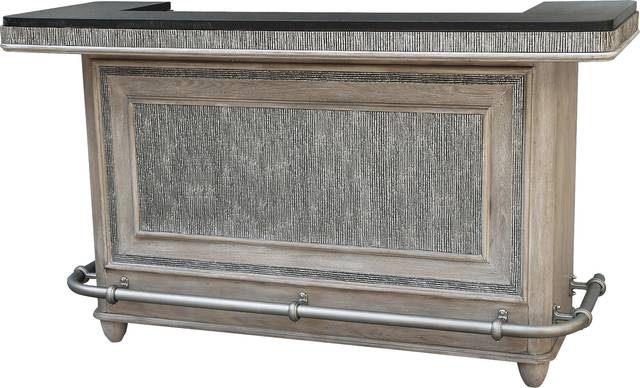 Brookbank Taupe 5 Pc. Bar Set - Thumbnail - Image 3