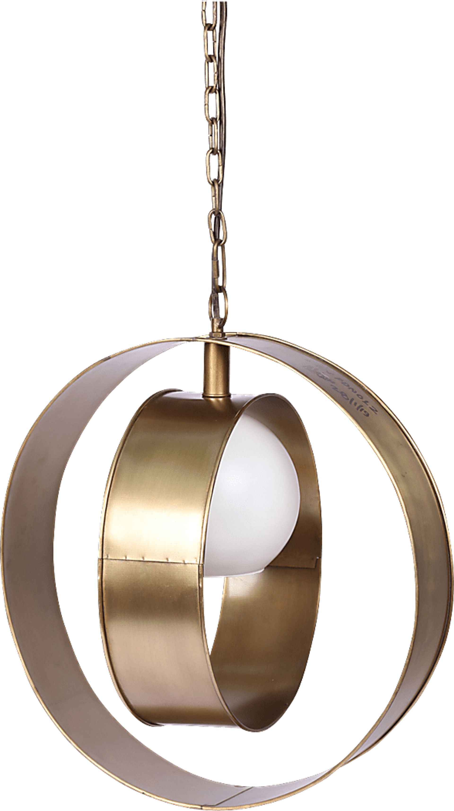 Brookdale Bay Brass Pendant - Image 1