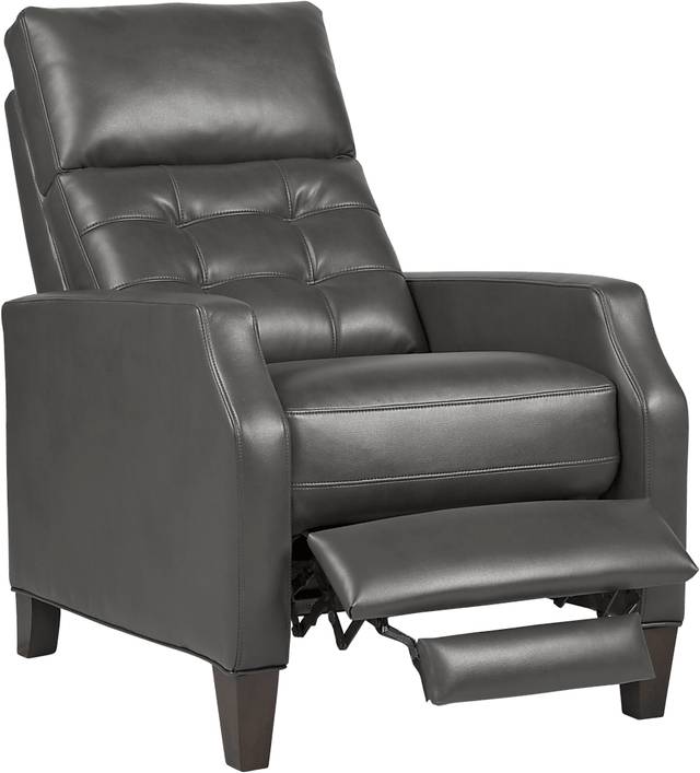 Brookdale Gray Pushback Recliner - Thumbnail - Image 2