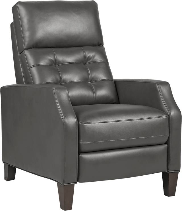 Brookdale Gray Pushback Recliner - Thumbnail - Image 1