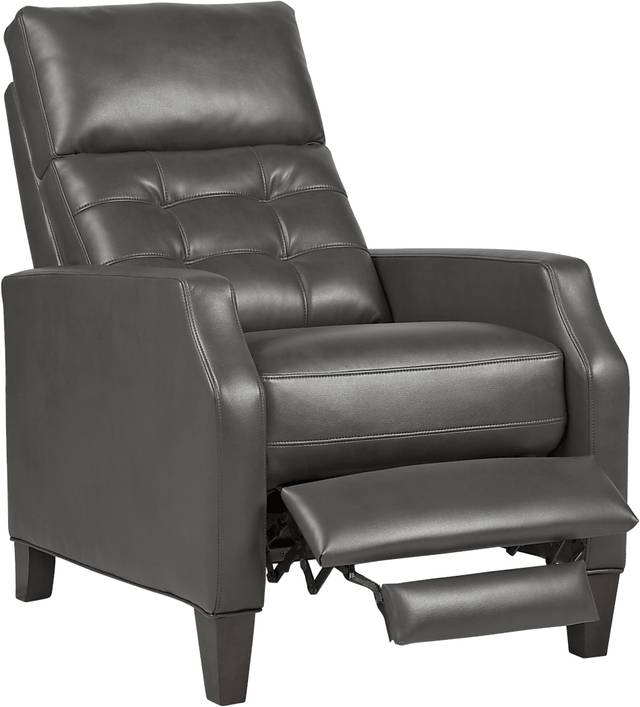 Brookdale Gray Pushback Recliner - Thumbnail - Image 2