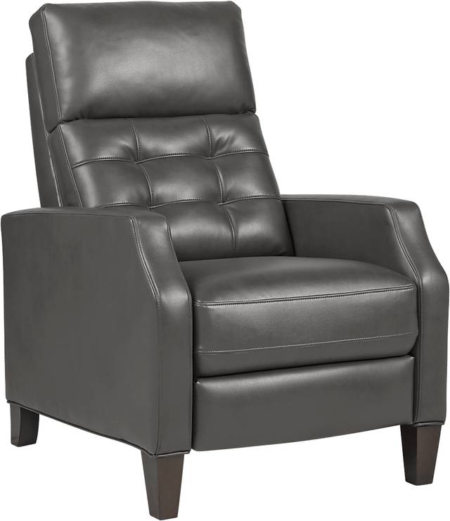 Brookdale Gray Pushback Recliner - Thumbnail - Image 1