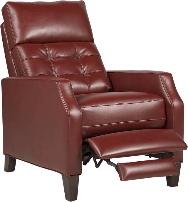 Brookdale Red Pushback Recliner - Thumbnail - Image 2