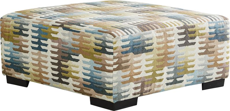 Brookeville White Cocktail Ottoman