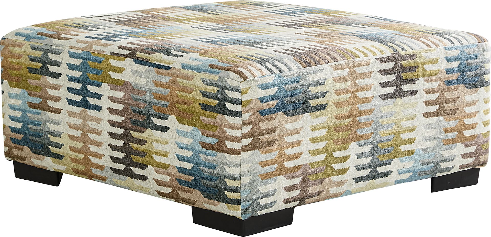 Brookeville White Cocktail Ottoman - Image 1