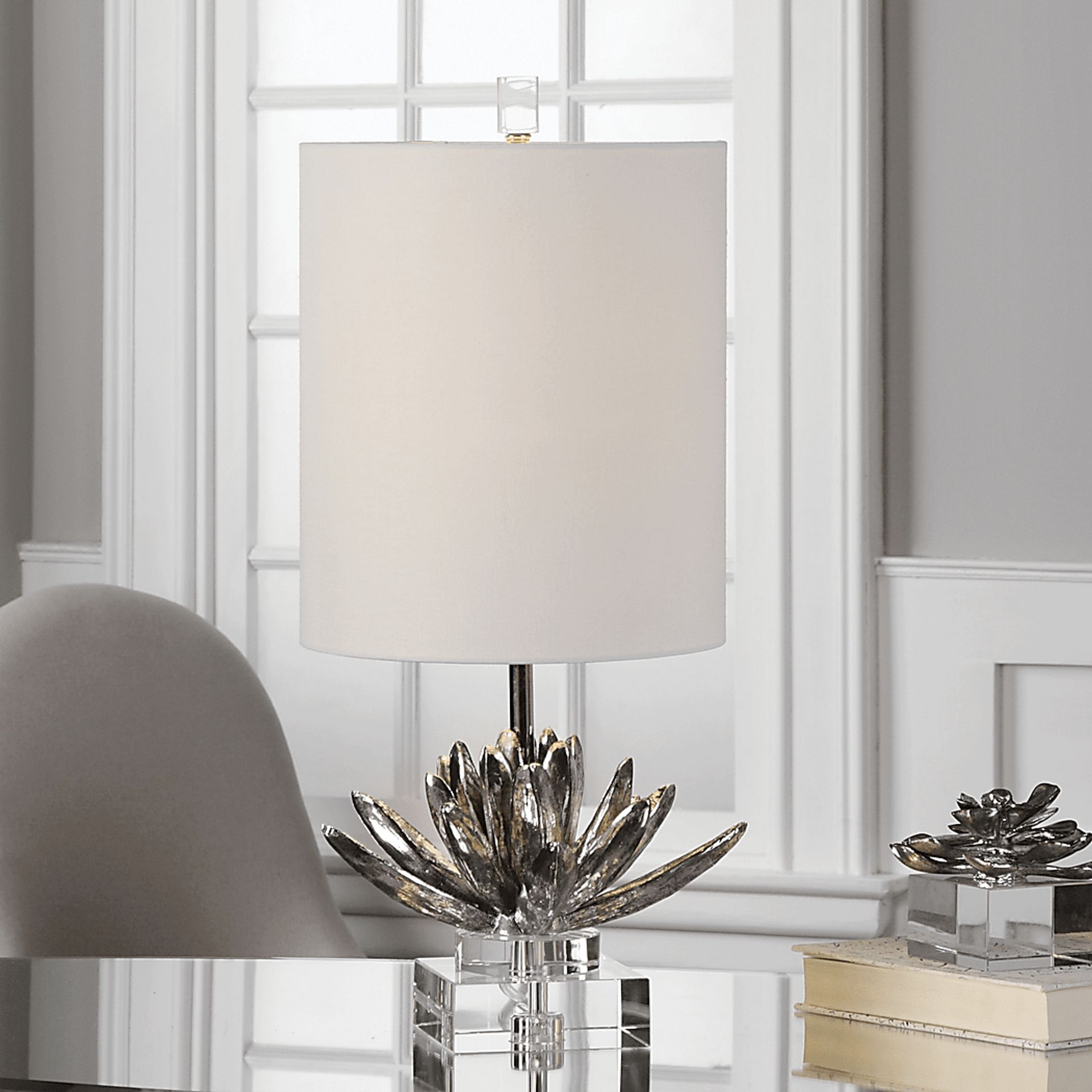 Brookfield View Silver Lamp - Image 2