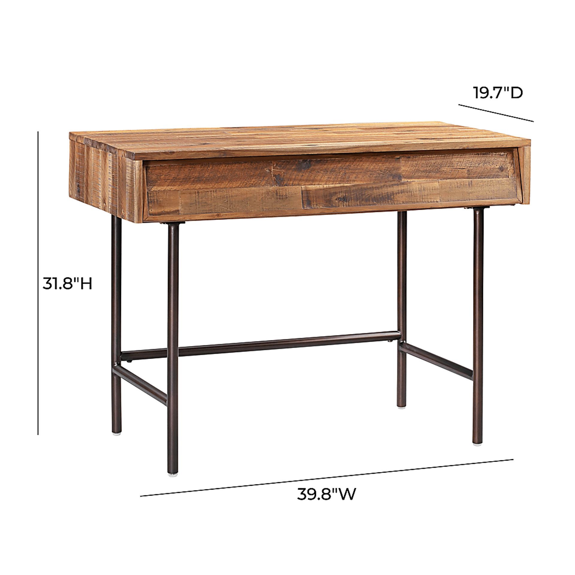 Brookfynn Brown Desk - Image 6