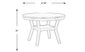 Brookgate Bisque Round Dining Table
