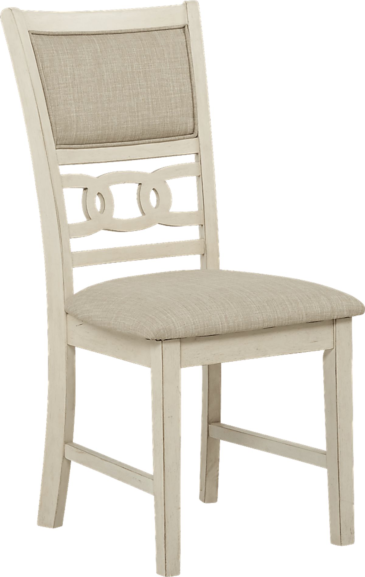 Brookgate Bisque Light Wood,White Side Chair | Rooms to Go