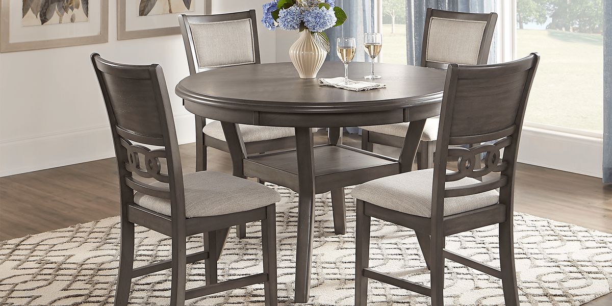 Brookgate Gray Round Dining Table | Rooms to Go