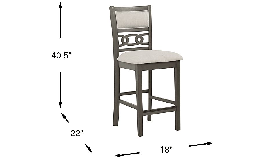 Brookgate Gray Counter Height Stool Rooms To Go
