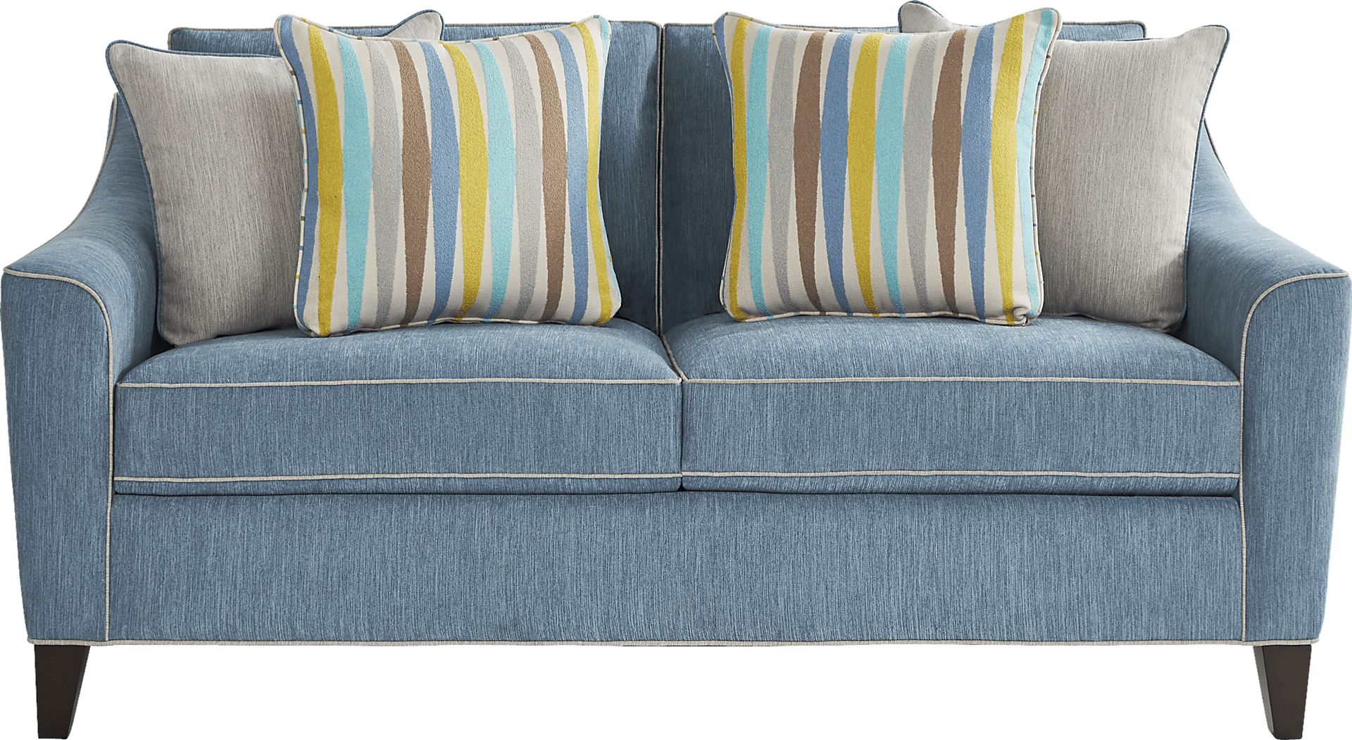 Brookhaven Blue 2 Pc Living Room - Image 6