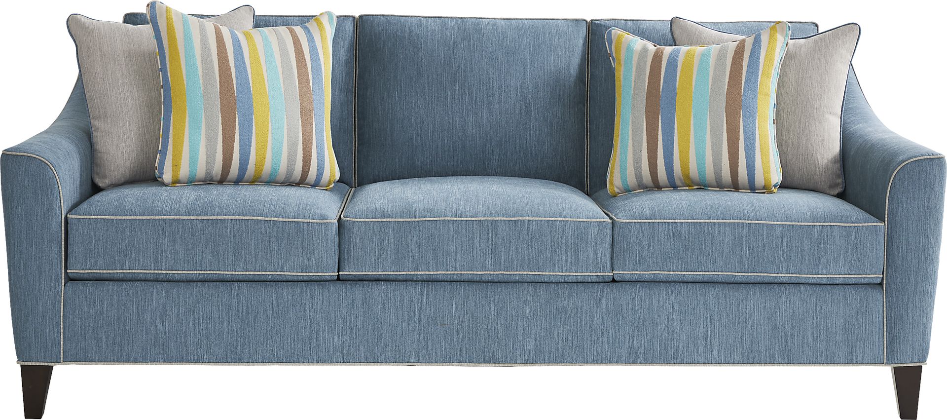 Brookhaven Blue 2 Pc Living Room - Image 2