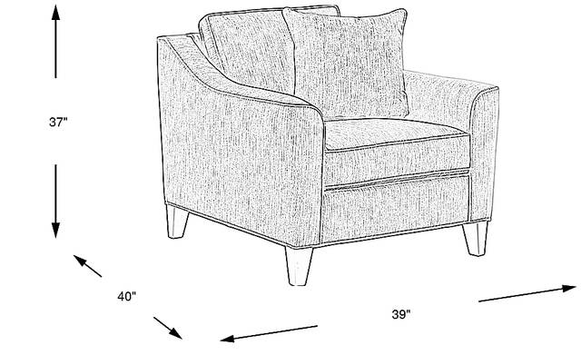 Dimension Image. Please refer to the Dimension Tab on this page for dimension details.