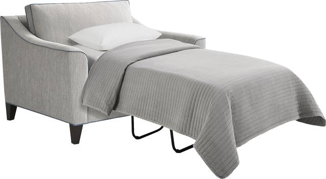 Brookhaven Gray Gel Foam Sleeper Chair - Thumbnail - Image 2