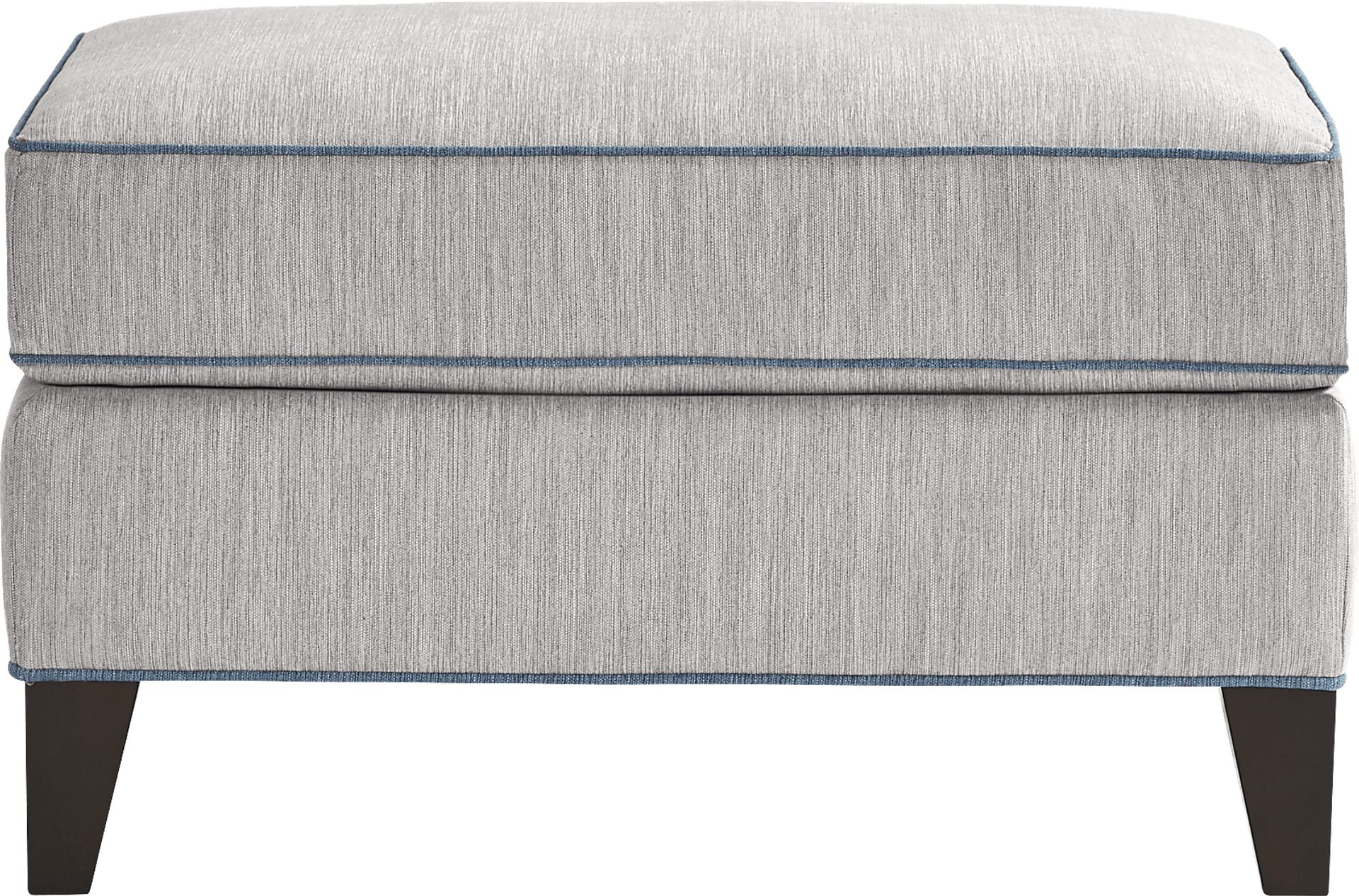 Brookhaven Gray Ottoman - Image 2