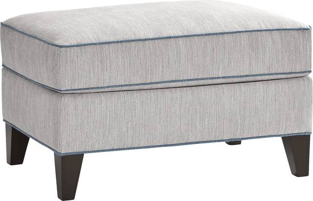 Brookhaven Gray Ottoman - Thumbnail - Image 1