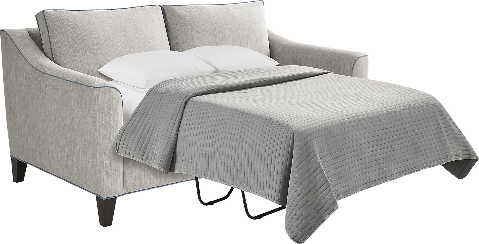 Brookhaven Gray Sleeper Loveseat - Image 2